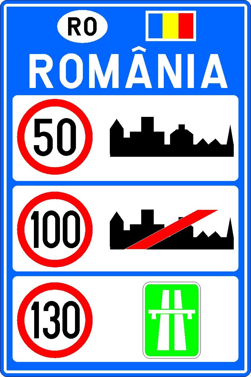 Limite generale de viteza Imagine principală a produsului