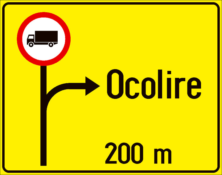 Presemnalizarea rutei ocolitoare