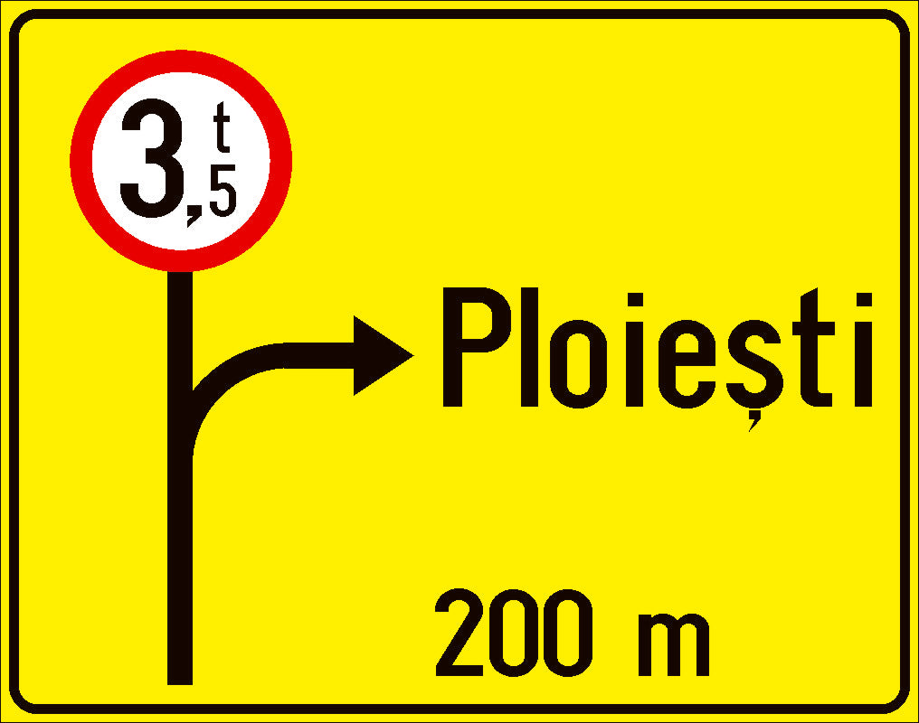 Presemnalizarea rutei ocolitoare