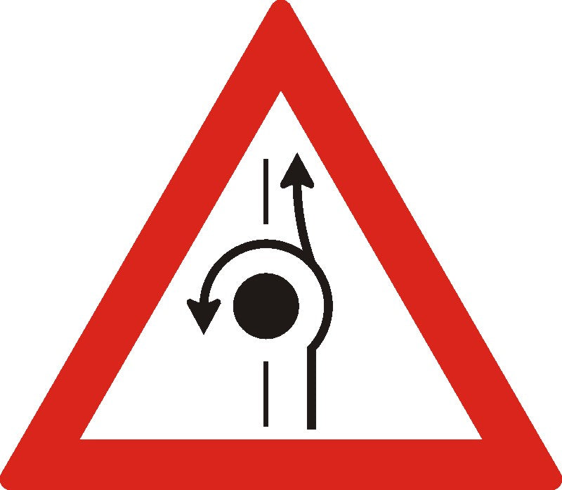 Indicator rutier Presemnalizarea unui punct de intoarcere a vehiculelor Imagine principală a produsului
