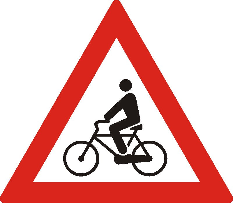 Indicator rutier Bicicliști