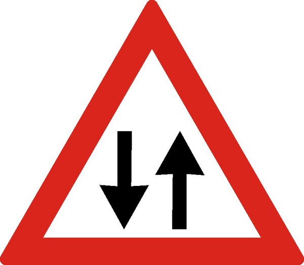 Indicator rutier Circulație în ambele sensuri
