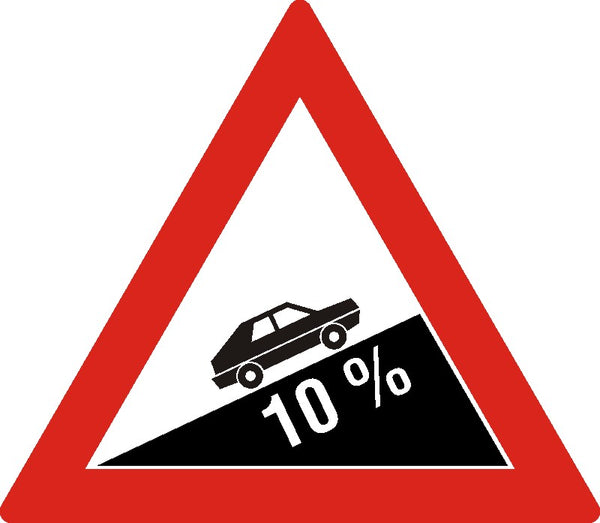 Indicator rutier Urcare cu înclinare mare