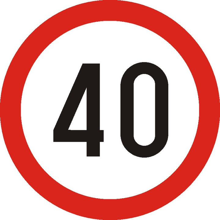 Indicator rutier Limitare de viteză