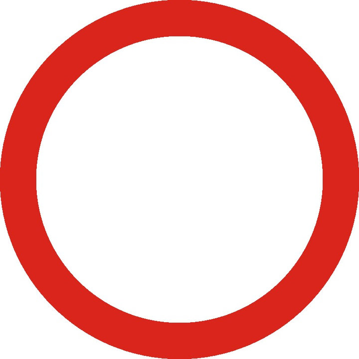 Indicator rutier Circulația interzisă în ambele sensuri