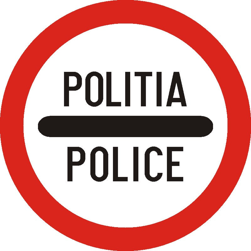 Indicator rutier Control poliție Imagine principală a produsului