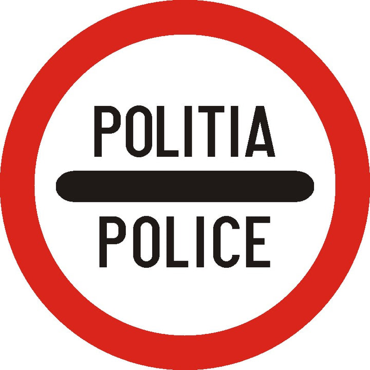 Indicator rutier Control poliție