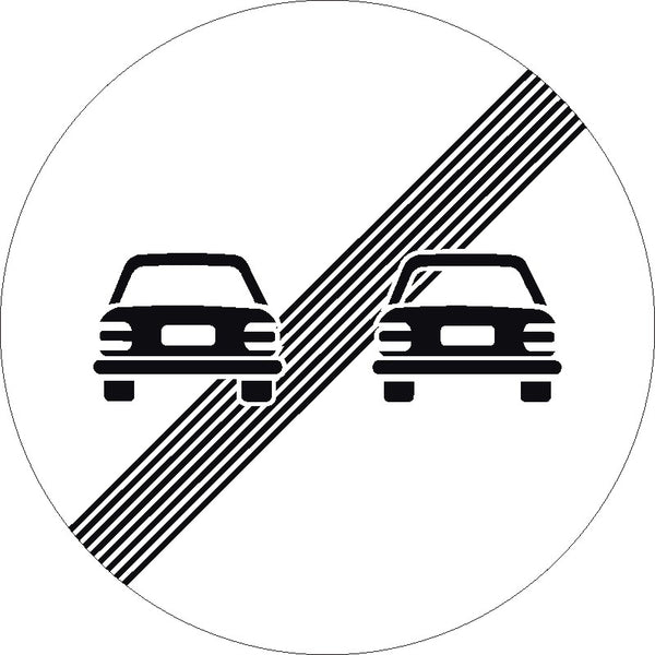 Indicator rutier Sfârșitul interzicerii de a depăși