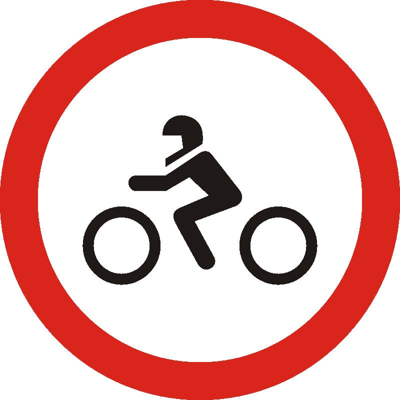 Indicator rutier Accesul interzis motocicletelor Imagine principală a produsului