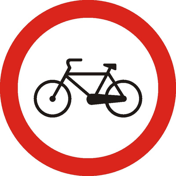 Indicator rutier Accesul interzis bicicletelor