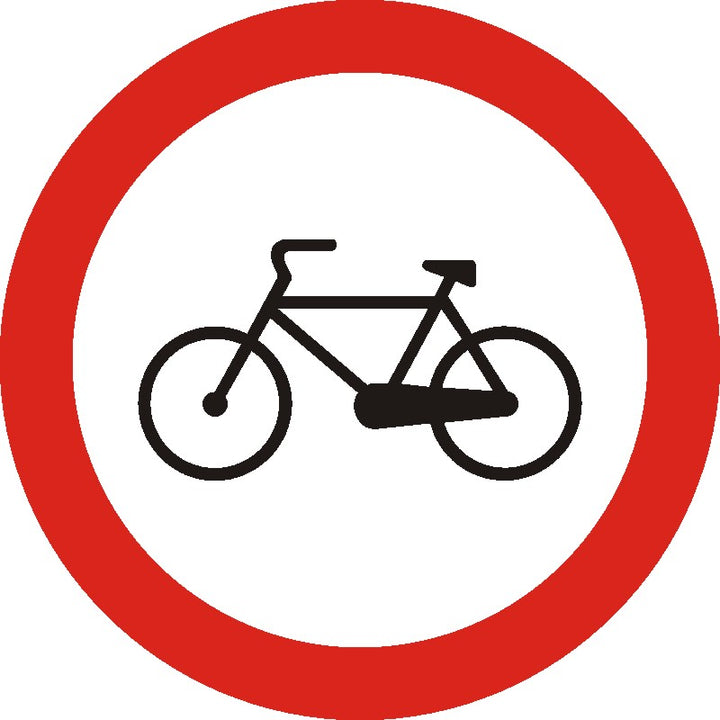Indicator rutier Accesul interzis bicicletelor