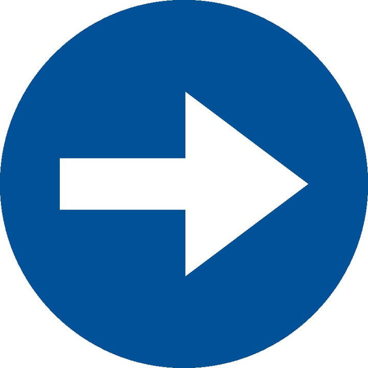 Indicator rutier La dreapta