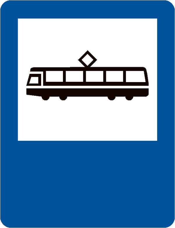 Indicator rutier Stație de tramvai