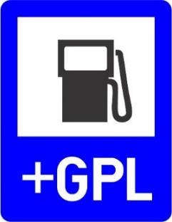 Indicator rutier Stație de alimentare cu carburanți, inclusiv gaz petrolier lichefiat Imagine principală a produsului