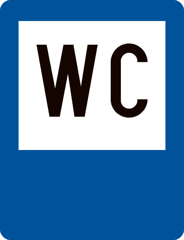 Indicator rutier WC public