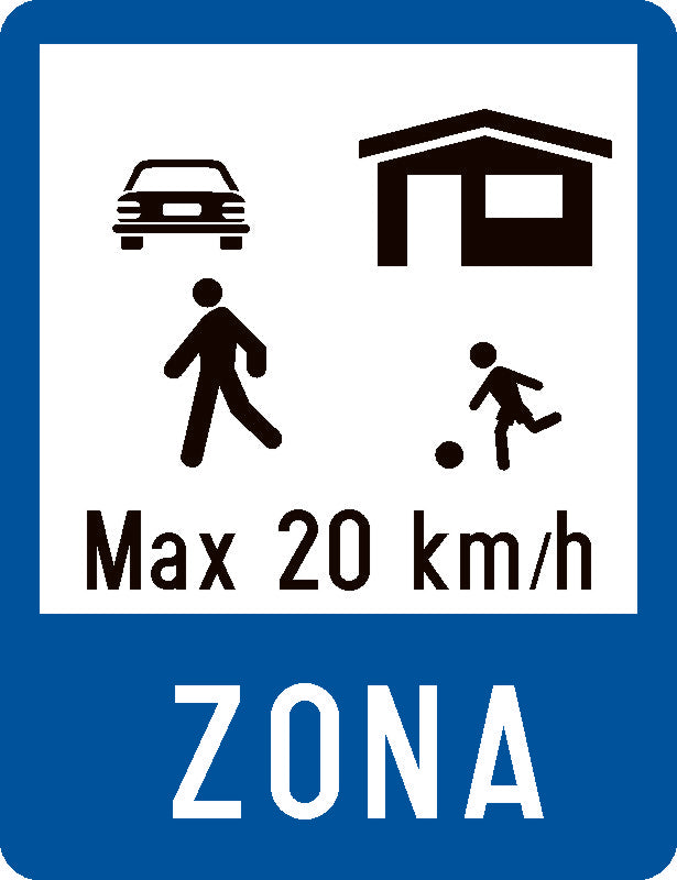 Indicator rutier Zonă rezidențială