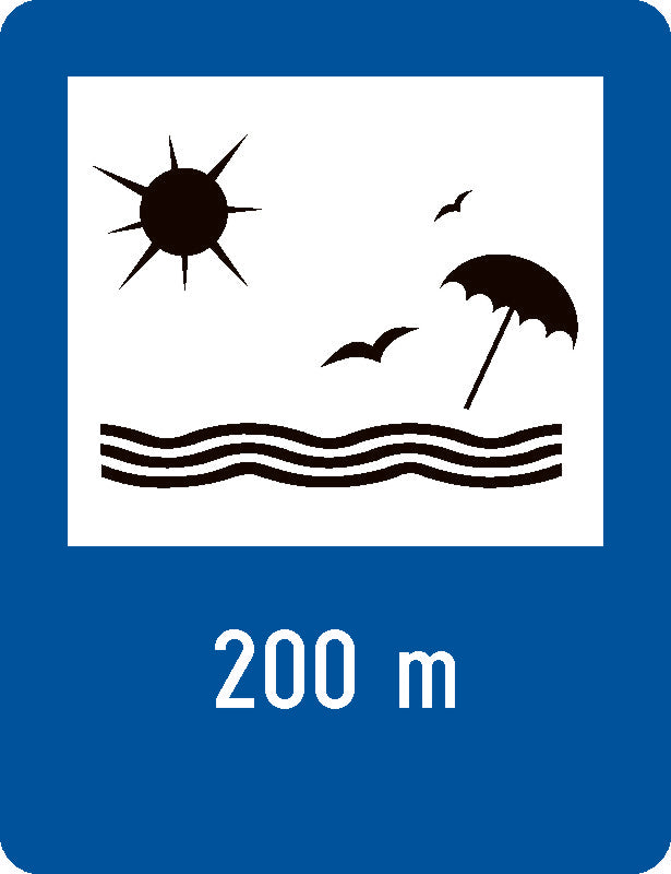 Indicator rutier Plajă