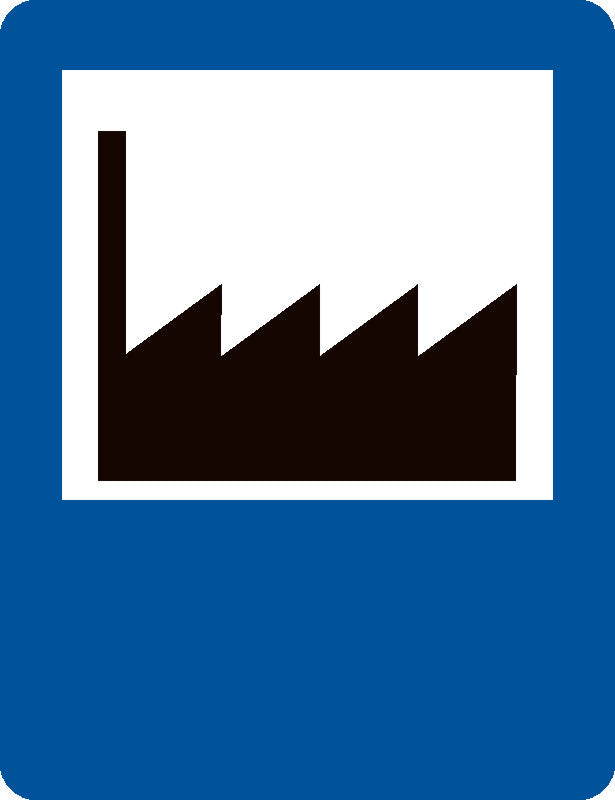 Indicator rutier Zonă industrială Imagine principală a produsului