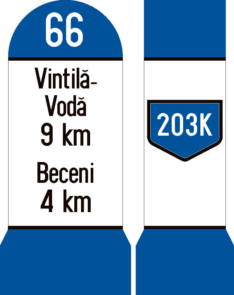 K3 Indicator kilometrice pentru drumuri județene Imagine principală a produsului