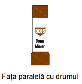 K6 Indicator rutier pentru drumuri de exploatare Imagine secundară a produsului