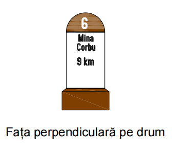 K6 Indicator rutier pentru drumuri de exploatare Imagine principală a produsului