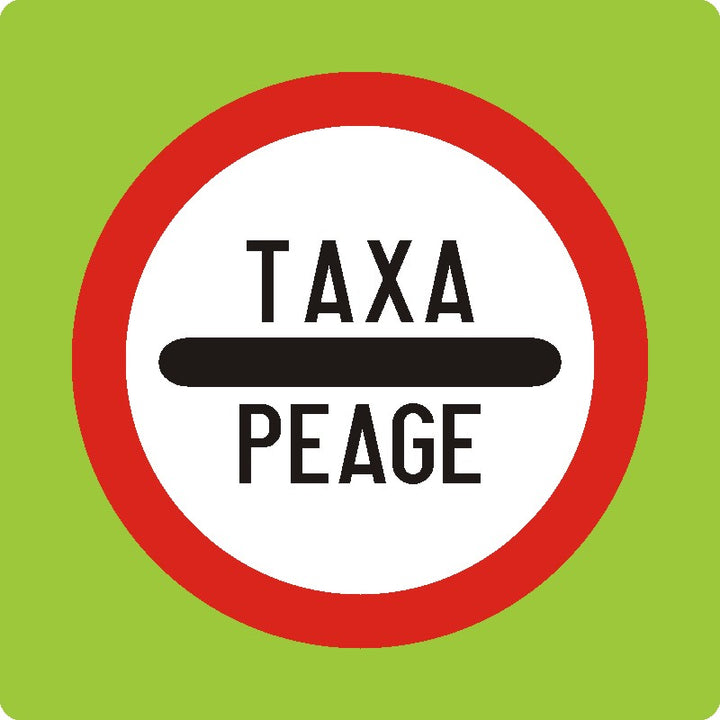 Indicator rutier Taxă de trecere