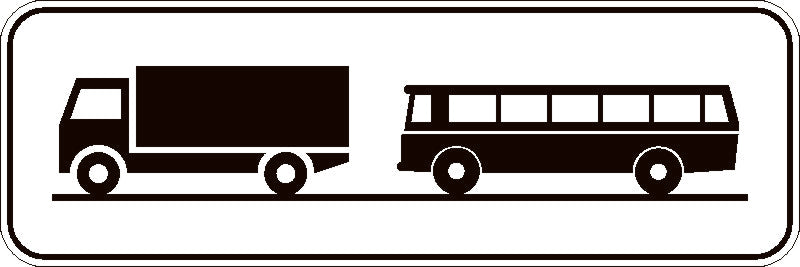 Indicator rutier Categoriile de autovehicule care trebuie să respecte semnificația indicatorului Imagine principală a produsului