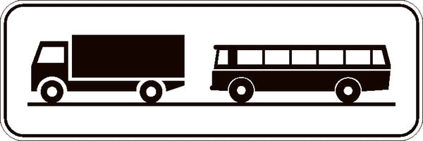 Indicator rutier Categoriile de autovehicule care trebuie să respecte semnificația indicatorului