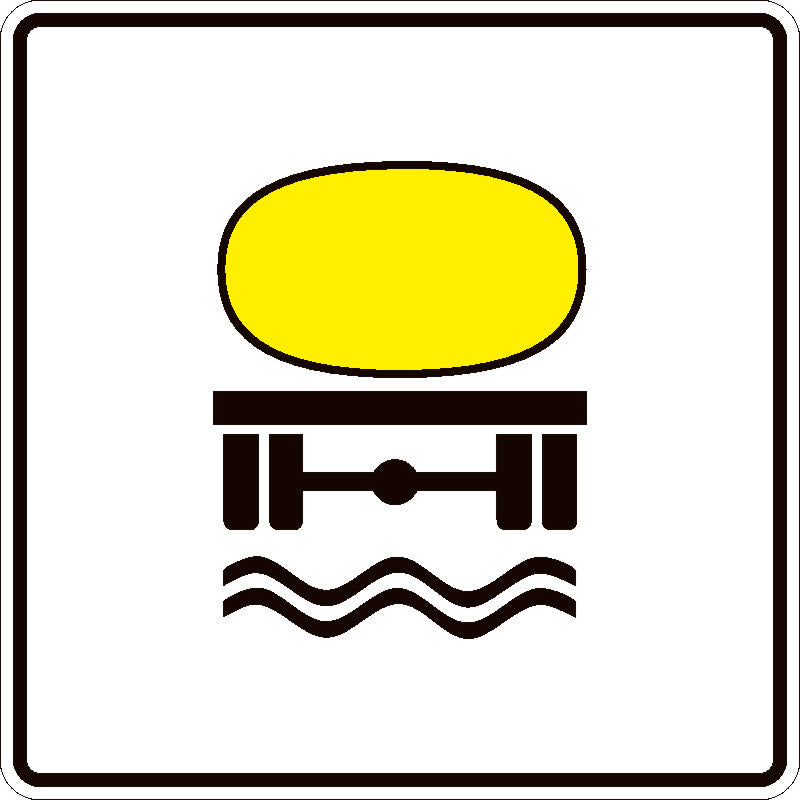 Indicator rutier Vehicule care transportă sub stanțe de natură să polueze apele Imagine principală a produsului