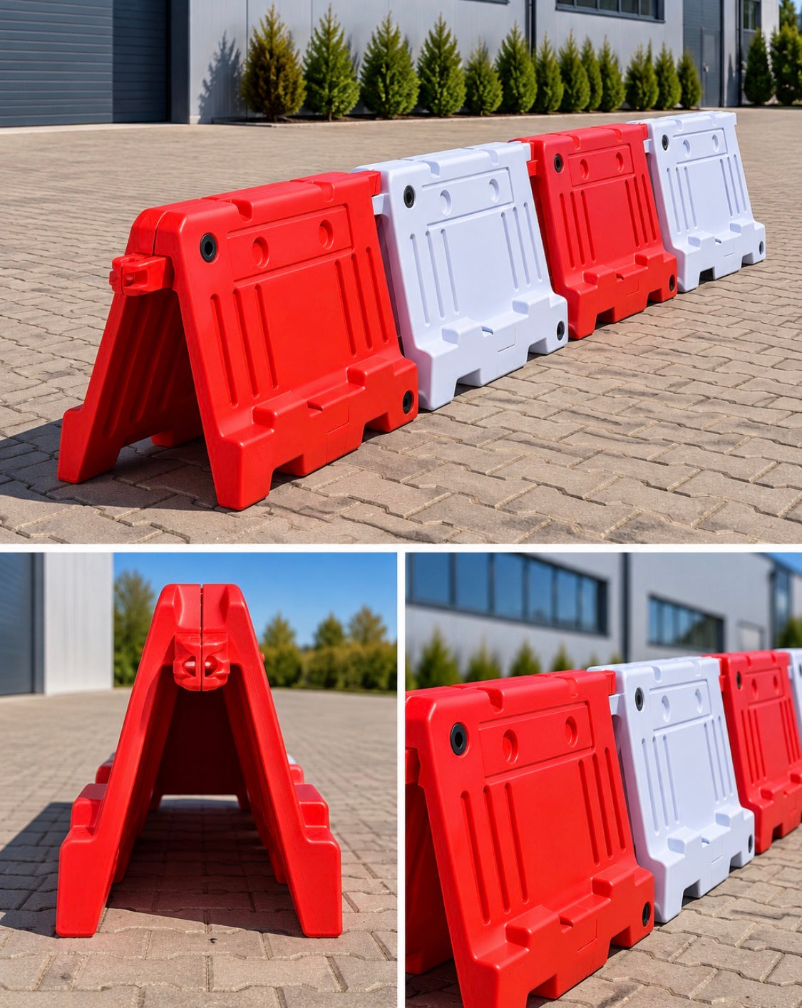 Parapet rutier din plastic, lestabil tip New Jersey 1m Imagine principală a produsului