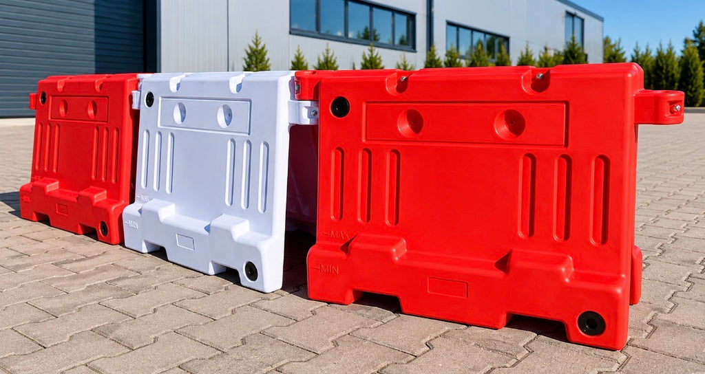 Parapet rutier din plastic, lestabil tip New Jersey