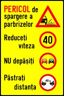 Indicator rutier Lucrări de tratamente a suprafeței părții carosabile Imagine principală a produsului