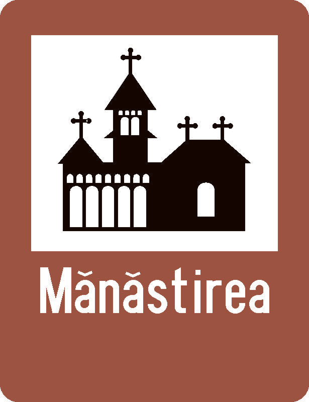 Indicator rutier Mănăstire