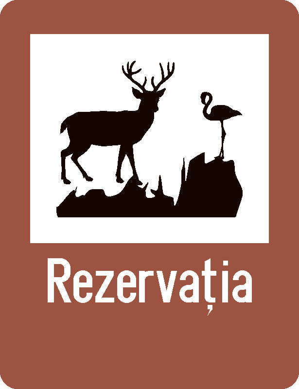 Indicator rutier Rezervație naturală Imagine principală a produsului