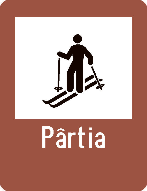 Indicator rutier Pârtie schi