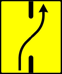 Indicator rutier Terminarea abaterii temporare Imagine principală a produsului