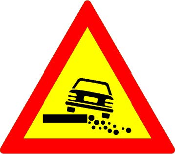 Indicator rutier Acostament periculos Imagine principală a produsului