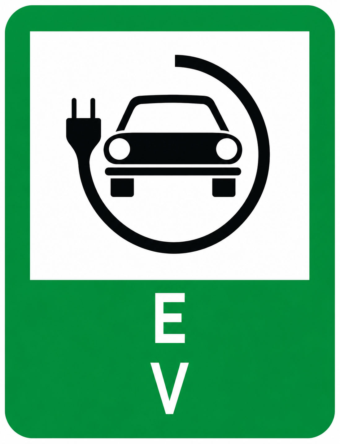 statie-incarcare-pentru-vehicule-electrice-verde-indicator-rutier